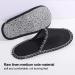 Buy Tumnea Felt Slippers Set - 6 Pairs for Guests | Stylish Comfortable Fleece House Slippers for Hotels & Travel - Buy Online on SooperMarket.com