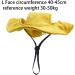 Folpus Outdoor Dog Hat Breathable Summer Cap for Small Medium & Large Dogs | Stylish Yellow Puppy Sun Hat for Active Pets - Buy Online on SooperMarket.com