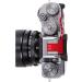 Fujifilm XT-1 XT-2 XT-3 XT-4 Metal Hot Shoe Thumb Grip - Red | Stable Thumb Rest for Slow Shutter Speeds | Foto&Tech - Buy Online on SooperMarket.com