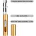 Saiveina 5ml Mini Perfume Atomizer Bottles - Refillable Travel Spray (4 Pack) | Ideal for Cologne & Fragrance - Buy Online on SooperMarket.com