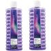 Dancing in Skies Bubble Bath Set - 2 Bottles x 500ml Mean's Double The Bliss of Luxury. Each"Infused with The Scent of Cosmic Violet and Amber Moonstone - Buy Online on SooperMarket.com