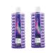 Dancing in Skies Bubble Bath Set - 2 Bottles x 500ml Mean's Double The Bliss of Luxury. Each"Infused with The Scent of Cosmic Violet and Amber Moonstone