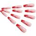 Vatocu Christmas False Nails - Long Xmas Press on Nails with Snowflakes Glitter - 24pcs Ballerina Acrylic Stick on Nails for Women and Girls - Buy Online on SooperMarket.com