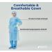 Disposable Isolation Gowns 10EA Non-Woven, Latex-Free with Knit Cuff 35g - Buy Online on SooperMarket.com