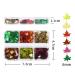 Fall Glitter Nail Sequins - Holographic Maple Leaf Nail Art Decorations | 6 Grids for Autumn & Winter Designs - Buy Online on SooperMarket.com