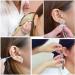 Pink and White Crystal Gem Stone Magnetic 24k Gold Bead Clear Tape Auricular Sticker Ear Seeds Ear Acupuncture - Buy Online on SooperMarket.com