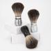 Razor Brush for Beard Care | Practical Hair & Beard Brush | Matt Silver Shaving Tool for Men - Buy Online on SooperMarket.com