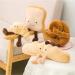 Cute 9 Croissant Plush Toy - Soft Weighted Stuffed Animal for Kids Birthday-Gifts - Buy Online on SooperMarket.com