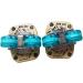 Pro Canadian Maple Drift Board Split Plate Skateboard with Light Blue Wheels - Buy Online on SooperMarket.com