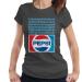 All+Every Pepsi Lip Smackin Thirst Quenchin Women's T-Shirt XXL Charcoal