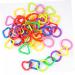 Ibasenice 175 PTH Geometric Chain Buckle Baby Rings Toy - 5 Colorful Toddler Chain Play Set for Crib 5.5x5.5cm - Buy Online on SooperMarket.com