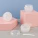 LONGWAY 1 Oz Little Plastic Jars with Lids and Liners - Pack of 12 Clear | Travel Cream Containers for Salves, Lotions, and Cosmetics - Buy Online on SooperMarket.com
