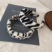 Fluffy Zebra Headband Wide Fur Headband Cute Fluffy Hairband Decorative Fuzzy Hairband Soft Plush Hair Hoop for Women Girls Zebra black white - Buy Online on SooperMarket.com