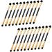 Baluue 40 Pcs Double Ended Eyeshadow Brush Precision Eye Shadow Brush Eye Makeup Tool Eye Brush Eye Makeup Brush Makeup Eyeshadow Brush Eye Makeup Kit Eyeshadow Makeup Brush 12.50X0.50X0.50CMx2pcs Goldenx2pcs - Buy Online on SooperMarket.com