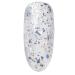 Neonail UV Nail Polish 7.2ml - Blue Silver Glitter Confetti | Shellac Gel Lacquer for Stunning Nail Designs - Buy Online on SooperMarket.com