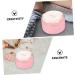 Kisangel 12 Pcs Body Powder Puff Box Baby Powders Set | Charming Pink Synthetic Sponge | Baby Powder Container 8x6cm - Pink (Pack of 2) - Buy Online on SooperMarket.com