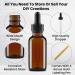 Amber Glass Dropper Bottles 1oz - Pack of 12 for Essential Oils and Serum - Buy Online on SooperMarket.com