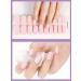 Kalolary 20PCS Nail Gel Polish Strips - Light Pink | Self-Adhesive Wraps for Cured Gel Nails | Nail Stickers Decals - UV/LED Lamp Required - Buy Online on SooperMarket.com