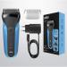 Braun Series 3 310BT Electric Razor for Men - 3-in-1 Trimmer Rechargeable Wet & Dry 30-Min Run Time Black/Blue - Ideal Beard Grooming Tool - Buy Online on SooperMarket.com