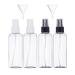 4Pcs 100ml Spray Bottle Empty Plastic Fine Mist Travel Atomiser Set with 2 Funnels & 12 Labels - Clear Refillable & Reusable Bottle Toiletries Liquid Containers for Cosmetic Make-up by JamHooDirect