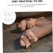 Silicone High Heel Protectors 8 Pairs - Foot Pain Relief & Comfort - White 6x3cm - Buy Online on SooperMarket.com