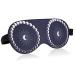 Haskirky Light Blocking Eye Mask Breathable and Adjustable Adult Men and Women Travel on Business Trips Yoga Meditation Light Smooth Comfortable Eye Mask Office Deep Sleep Goodies Moon Phases Circl