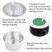 Waxing Kit for Women/Men - Hair Removal Wax Warmer with 6 Hard Wax Beans - Full Body, Face, Bikini, Armpit - 10 Applicators Sticks, 5 Protection Paper Circles (Black) - Buy Online on SooperMarket.com