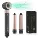 Curling Iron Hair Dryer: Auto Air Curling Wand 1 1/4 Inch Automatic Hair Curler Ceramic Negative Ionic Blow Dryers Hot Air Fast Drying Tools Set with Extra Long Barrel for Styling Waves Black