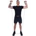 Everlast Medium Resistance Band - Durable Latex Tube with Padded Handles Ideal for Pilates Home Gym Fitness Weight Loss Full-Body Workouts Great Exercise Equipment for Home & Recovery - Buy Online on SooperMarket.com