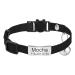 Jiquan Personalized Cat Collars,Breakaway Adjustable Kitten Collars with Name Tag,Cat ID Collar Engraved Pet Name Phone,Safety Collars with Bell,7 Colors,Up to 3 Lines of Custom Text Black S