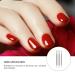 KALLORY Stainless Steel Nail Scraper and Cuticle Pusher Set - Triangle Gel Polish Remover Tool (4 Pcs, Silver) - Buy Online on SooperMarket.com