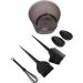 Hair Dyeing Kit Hair Dye Brush Ergonomic Wear Resistant Ear Cover Stable Sturdy Firm ABS Mixing Tool for Hair Salon for Individual Use for Hairdresser(black) - Buy Online on SooperMarket.com
