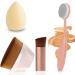 Verdant Touch Face Makeup Foundation Air Cushion BB Cream Foundation with Mushroom Sponge Long Lasting Concealer Tone Up Moisturizing CC Cream Ivory Color - Buy Online on SooperMarket.com