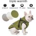 Luowan Waterproof Dog Coat for French Bulldogs | Warm Vest & Dog Jacket for Small Dogs (S Green) - Multi-Sizes Available - Buy Online on SooperMarket.com