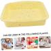 MAGICLULU 2 Pcs Cake Mold Cake Baking Rubber Baking Broiler Pan for Oven Silicone Gummy Molds Cake Pan Silicone Bakeware Quick Fondant Molds Cupcake Square Cake Toast Silica Gel Liner 26.5x24.5cmx2pcs Yellowx2pcs - Buy Online on SooperMarket.com