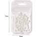 SANWOOD Nail Gems - 50 Pieces 3D Love Heart Ceramic Nail Art Decor | DIY Manicure Sequins for Women - Buy Online on SooperMarket.com