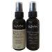 NYX DEWY & MATTE FINISH SET - LONG Lasting Lightweight Water Based Setting Spray 2.03 fl. oz.