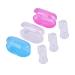Baby Toothbrush Soft Baby Finger Toothbrush Silicone Tongue Brush Oral Cavity Cleaning Tool for Kids Babies