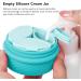 Verdant Touch Empty Silicone Cream Jar Travel Silicone Makeup Container Refillable Portable Cream Jar Blue - Buy Online on SooperMarket.com