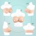 Icever Silicone Breast Shapes 2.0 - Realistic H Cup Prostheses for Mastectomy & Crossdressers | Light Ivory White Size XL - Buy Online on SooperMarket.com