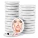 Getinbulk Compact Mirror Bulk  24 Pcs Small Pocket Makeup Round Mirror Double-Sided 1X/3X Magnifying PU Leather (White  2.7 inches) 24pcs-white