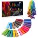 AOOWU 24 Colors Hair Chalk - Temporary, Safe & Washable Hair Dye for Kids | Hair Chalk Pens for Halloween, Christmas & Cosplay Parties - Buy Online on SooperMarket.com