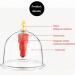 LIANGJUANG cupping set silicone cupping therapy set lure cupping therapy sets wood therapy massage tools kit Relieve Low Back Pain Blood Circulation Beautiful Packaging Non-Glass Chinese Health Vacuum - Buy Online on SooperMarket.com