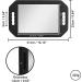 Rimosy Lightweight Handheld Mirror - Double Handle Mirror for Barbers, Salons, and Beauticians - Black Foam Handle, Easy to Carry & Hold - Ideal for Haircuts & Make-up - Buy Online on SooperMarket.com