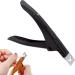 Professional Rustproof Nail Clippers for Acrylic Gel Nails - Black - Buy Online on SooperMarket.com