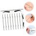 Gogogmee 10pcs Brow Makeup Supplies Eyebrow Stencils Older Women Eyebrow Kit Women Brow Shaping Stencil Pvc - Buy Online on SooperMarket.com
