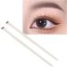 Makeup Eyeliner Brush 2pcs Eyeliner Brush Cosmetic Tool Ultra Thin Precise for Office - Buy Online on SooperMarket.com