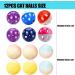 QIODAZOO 12PCS Cat Toy Balls 6 PCS Cat Bell Ball and 6 PCS Cat Soft Ball for Kitten Cat Interacitve Indoor Colorful Toy (Random Color) - Buy Online on SooperMarket.com