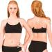 Clementine Apparel Girls Clear Detachable Straps Dance Bra 12-14 Black - Buy Online on SooperMarket.com