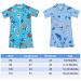 PythJooh Baby Boy Shark Print Swimsuit Rash Guard One Piece | 18-24 Months | Beach Swimwear for Boys 0-5 Years - Buy Online on SooperMarket.com
